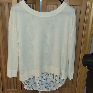 Club monaco layered sweater